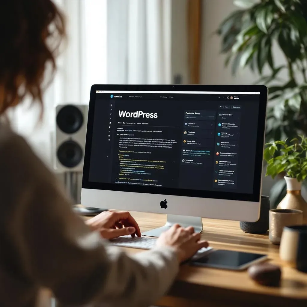 création de site web sur wordpress