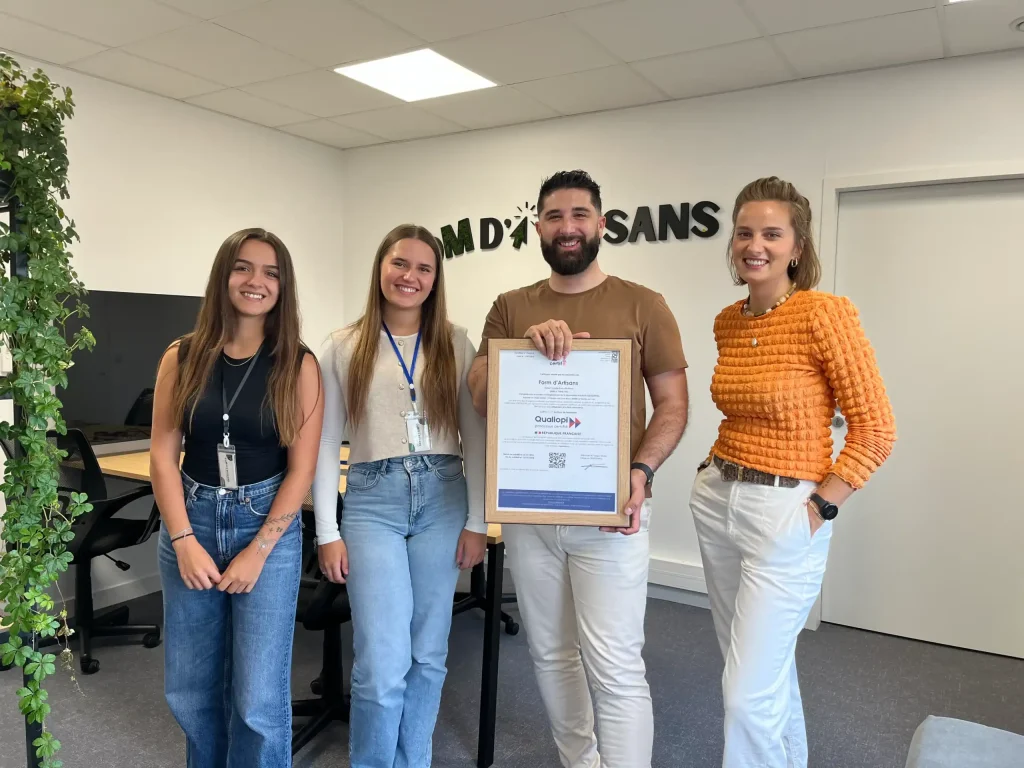 Form d'artisans a la certification Qualiopi